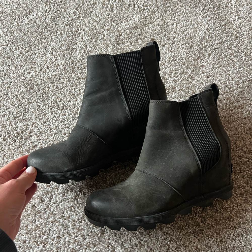 Black Ankle Sorel Booties